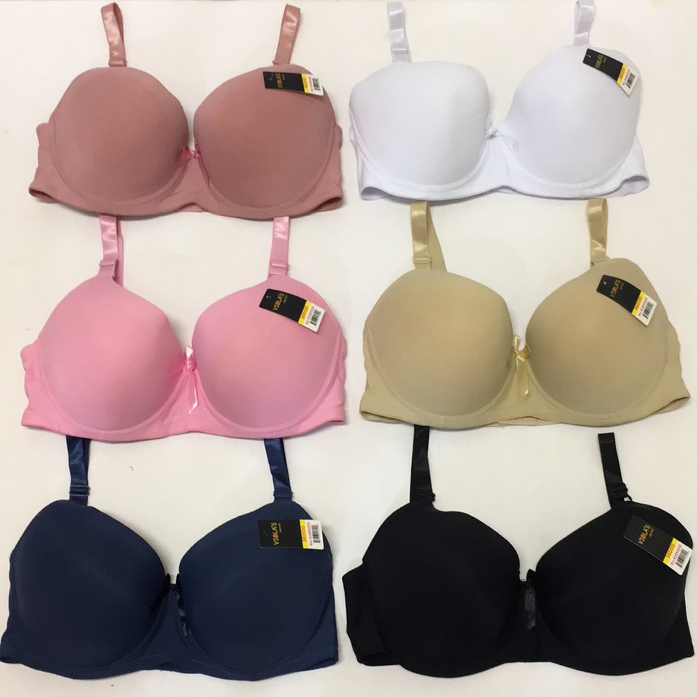 NWT Set Of 6 Bra Soft Smooth Cup DDD Sizes